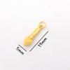 Ping An Joy Colgante de Oro Arena Colgante Pulsera DIY Accesorios de Pulsera Gufa Oro Marca Xiaofu Accesorios de Cuentas de Campana
