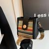 Moda Bolsa para Celular 2025 Nova Textura de Alta Qualidade Casual All-match Simples Contraste Cor Portátil Bolsa de Ombro Crossbody para Mulheres
