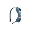 Diadema Retro Dulce para Mujer 2025 Nueva Diadema de Lazo Estéreo Azul Denim de Alta Gama Versátil Elegante Accesorio para el Cabello