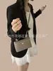Bolsa para Fiambrera de Fábrica Transfronteriza, Mismo Estilo que Gigi, Bolso de Mano con Estampado de Lichi, Neceser Cuadrado, Estilo Cruzado, Moderno, Sencillo y Versátil