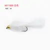 White Egret Fly 2026 Nueva Ninfa Señuelo de Pesca con Mosca Señuelo Artificial Kit para Atar Moscas