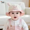 Gorro para bebé, estilo fino para primavera y otoño, lindo sombrero de sol para bebés niños, adecuado para usar al aire libre, sombrero de sol para bebés y niños pequeños, sombrero de pescador para verano