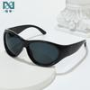 23 nuevas gafas de sol de moda con protección UV, tendencia transfronteriza europea y americana, estilo de celebridad de internet y2k, venta al por mayor