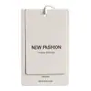 Etiquetas Personalizadas para Tiendas de Ropa, Etiquetas de Alta Gama para Ropa, Etiquetas de Precio Blancas Engrosadas, Certificados de Producto