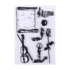 Sello de silicona transparente Jingxiu icono retro sello de diario de oficina material de decoración para álbum de fotos DIY tarjeta cuenta manual