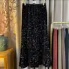 100kg Comércio Exterior Extra Grande Roupas Femininas Aliexpress Amazon Estilo Europeu e Americano Veludo Brilhante Skinny Saia Cauda de Peixe