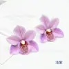 Flores Artificiales Estilo Nuevo Flores Orquídeas Película Tocados de Minorías Étnicas Fabricación Flor de Orquídea Salón de Bodas Pared de Flores Decoración de Bodas