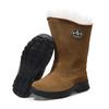 Botas de Lana Mongola Zapatos de Algodón para Hombre A prueba de Frío Mantenimiento del Calor Botas de Nieve Impermeables Antideslizantes Zapatos de Algodón para Exteriores de Caña Alta Botas Altas