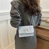 Moda Moda Estilo Ocidental Bolsa de Ombro Simples Moda Mensageiro Bolsa Feminina 2024 Verão Nova Corrente Bolsa de Ombro Feminina
