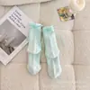 Novas Meias de Casa de Veludo Dupla Face para Mulheres Outono e Inverno, Meias Grossas de Veludo para Chão, Meias Quentes e Doces para Dormir Fabricante Atacado