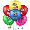 Globos de Látex de 12 Pulgadas Transfronterizos: Spider-Man, Pokemon, Patrulla Canina, Mario, Marvel, Varios Globos de Dibujos Animados