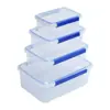 Caja Espesa para Conservar Frescura Caja de Almacenamiento para Refrigerador de Cocina Caja Rectangular Alta Transparente Caja Sellada para Conservar Frescura