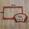 Criação Criativa de Anel de Porcelana Azul e Branca Estilo Chinês Material de Borda Adesivos de Parede Decorativos Tema de Layout de Sala de Aula de Jardim de Infância Parede