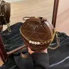 2026 Original Alta Calidad Otoño e Invierno Moda Perla Bolso Pequeño Mujer Sencillo Versátil Bolso Redondo Pequeño Nuevo Bolso Cruzado