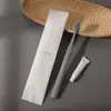 Kit de amenities descartáveis para hotéis de luxo e pousadas, kit completo de escova de dentes, pasta de dentes e cuidados bucais para uso em hotel e em casa
