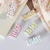 Lindo pasador de gatito con pelo ondulado, dulce pasador cuadrado para flequillo lateral para niñas, súper de aspecto de hada, alto valor estético, pasador de pelo fresco y lindo