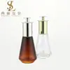 Botellas gotero de aceite esencial al por mayor de 30 ml, Botellas de vidrio cónicas de alta gama, Botellas con bomba Teletubbies, Botellas dispensadoras de cosméticos