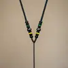 Cordón de Collar Tejido a Mano de Ágata Cuerda para Colgar Colgante de Jade Cordón para el Cuello Colgante de Jade Cordón de Colgante de Jade de Alta Gama para Hombres y Mujeres