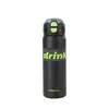 Mango de aspiradora de aspecto elegante, termo de doble bebida con resorte para estudiantes, taza de agua portátil para exteriores con pajilla, venta al por mayor personalizada