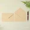 Em estoque papel especial de veludo colorido 120g, envelope colorido estilo europeu, envelope de convite verde de alta qualidade, feito sob medida