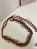 Cadena de Cintura Decorativa Estilo Étnico Bohemio con Cordón Trenzado de Borla para Cintura de Falda para Mujeres Nuevo Estilo 2025