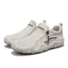 Sapatos Casuais Masculinos Novo Estilo Outdoor Para o Trabalho Confortáveis Respiráveis Casuais de Malha Esportivos com Zíper Slip-on Sapatos para Homem Preguiçoso