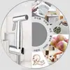 Juego de Rociador para Bidé de Inodoro Acero Inoxidable Kit de Higiene Femenina Baño Balcón Potenciador Una Entrada Dos Salidas Válvula de Ángulo