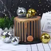 Bela decoração de bolo barra espelho de discoteca bola espelhada bola laser refletiva layout de mesa de sobremesa de festa