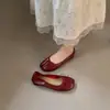 Zapatos planos estilo ballet franceses de una sola pieza para mujer, nueva colección 2026, con lazo, diseño de hada retro, perfectos con vestidos, y con diseño de punta dividida
