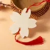 Tarjetas de Deseos, Etiquetas de Madera, Etiquetas Colgantes de Bendición para Árboles, Decoraciones Festivas para Lugares Pintorescos, Pequeños Carteles de Madera en Blanco Hechos a Mano, Etiquetas de Paz, Tarjetas de Deseos