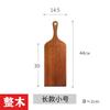 Tabla de Madera de Ébano para Filete Tabla de Pan Occidental de Sapele Bandeja para Frutas y Filetes Plato de Madera Maciza Tabla para Pizza Plato para Cena de Filete