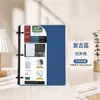 Carpeta de cara de gato más vendida transfronteriza, carpeta de archivo de hojas sueltas tamaño A4 estándar de EE. UU., cuaderno de estudiante, libro de documentos de almacenamiento de oficina, venta al por mayor de fábrica