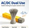 Electrodo de Soldadura de Acero Inoxidable Dúplex E2209, Varilla de Soldadura por Arco con Revestimiento Titanio-Calcio