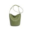 Bolsa Nova de Alto Nível Tecida à Mão 2025 Bolsa Tote Feminina Grande Capacidade Bolsa de Ombro Bolsa Balde Bolsa Transversal
