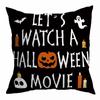 Funda de Almohada de Halloween para Amazon Transfronterizo Decoración Navideña para el Hogar Almohada Mesita de Noche Sofá Sala de Estar Funda de Cojín Dormir de Lado