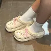 Sandálias de Verão Antiodor Antiderrapantes para Uso Externo Femininas com Sola Grossa, Sapatos Fechados para Praia Venda por Atacado