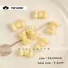Pendientes de Lazo de Acrílico con Perlas, Collares, Cadenas para Teléfono, Colgantes para Bolsos, Perlas Sueltas, Accesorios, Llaveros de Agujero Recto, Perlas Sueltas para Manualidades