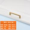 Tirador dorado para armario, tirador de aleación de aluminio, estilo nórdico, sólido, sencillo, para cajón, zapatero, herrajes para puerta de un solo orificio