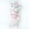Lingerie Sexy Personalizada da Amazon Traje de Maid JK Lingerie de Renda de Tela Grande Busto Minimizing Lingerie Sexy Conjunto de Cinco Peças