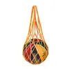 Bolsa de rede de basquete trançada espessa para crianças, bolsa de armazenamento de basquete, vôlei, futebol, bolsa de treinamento de bola única para armazenamento de basquete