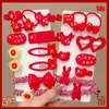 Dia Nacional Bandeira Vermelha Cinco Estrelas Grampo de Cabelo Headband Feminino Dia Nacional Headband Infantil Acessórios de Cabelo Infantil Grampo de Cabelo Meninas Elástico Headband Headband