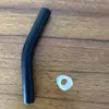 Pajita de silicona pequeña transfronteriza compatible con pajita Stanley 8 mm acero inoxidable 304 pajita anti-quemaduras raspado de boca silicona