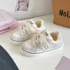 Sapatos brancos sola grossa sapatos femininos forrados com fleece tênis board feios fofos pão inverno nicho crianças estudantes B3808M