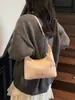 Bolsa Tote de Gran Capacidad para Viajes Transfronterizos para Mujer 2025 Nueva Moda Retro Bolso de Hombro Cuadros Bolsa Grande para Viajar