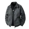 Venta al por mayor transfronteriza Chaquetas nuevas de otoño e invierno, Chaquetas de cuero de negocios para hombre, Chaquetas de cuero con cuello para hombre, Chaquetas de cuero Melard para hombre