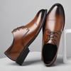 Zapatos de Hombre Wenzhou 2025 Verano Nuevo Negocios Formales para Hombre Transpirables Talla Grande Zapatos para Ir al Trabajo Zapatos Derby Dropshipping