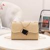 2025 Nova Bolsa Moldadora Trançada Personalizada Fivela de Metal Personalizada Corrente Transversal Pequena Bolsa Quadrada Bolsa Feminina Bolsa para Celular Lote