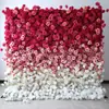 Parede de Fundo com Flores Artificiais Atacado, Parede de Flores Artificiais Popular para Fotos, Arranjo de Flores para Decoração de Hotel, Parede de Flores de Rosa para Casamentos Internos