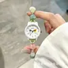 Pulseira de relógio de brinquedo presente Dongdongle, alto valor estético, relógio de puxar DIY para meninas, relógio de pulso estiloso para alunos do ensino fundamental e médio