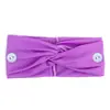 Botón de Máscara Botón Cruzado Estampado de Leopardo Diadema para el Cabello Accesorios para el Cabello Diadema de Yoga Diadema Deportiva para Fitness Diadema Absorbente de Sudor
